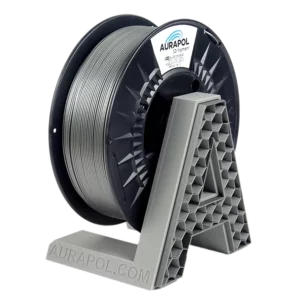 AURAPOL  PLA 3D Filament Bila 2,5 kg 1,75 mm - Srebrny