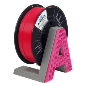 Aurapol Filament PLA Półprzezroczysty Malinowy