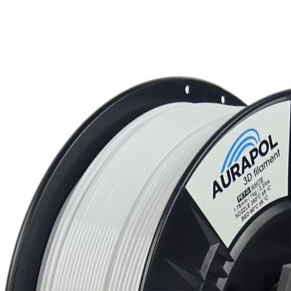 Aurapol Filament PET-G Biały - obrazek 2