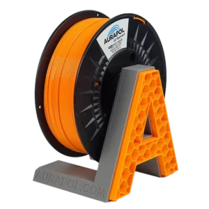 Aurapol Filament PET-G Biały - Pomarańczowy Jasny