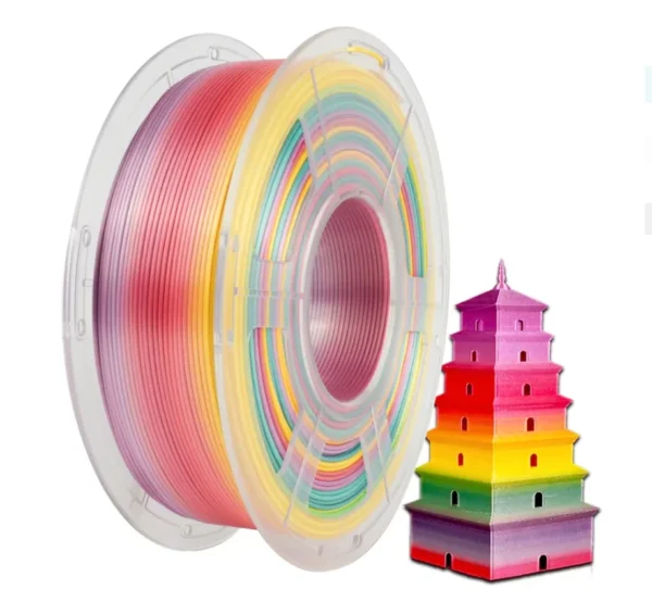 <span style="font-weight: 300;">Sunlu</span><br>Filament PLA SILK Rainbow