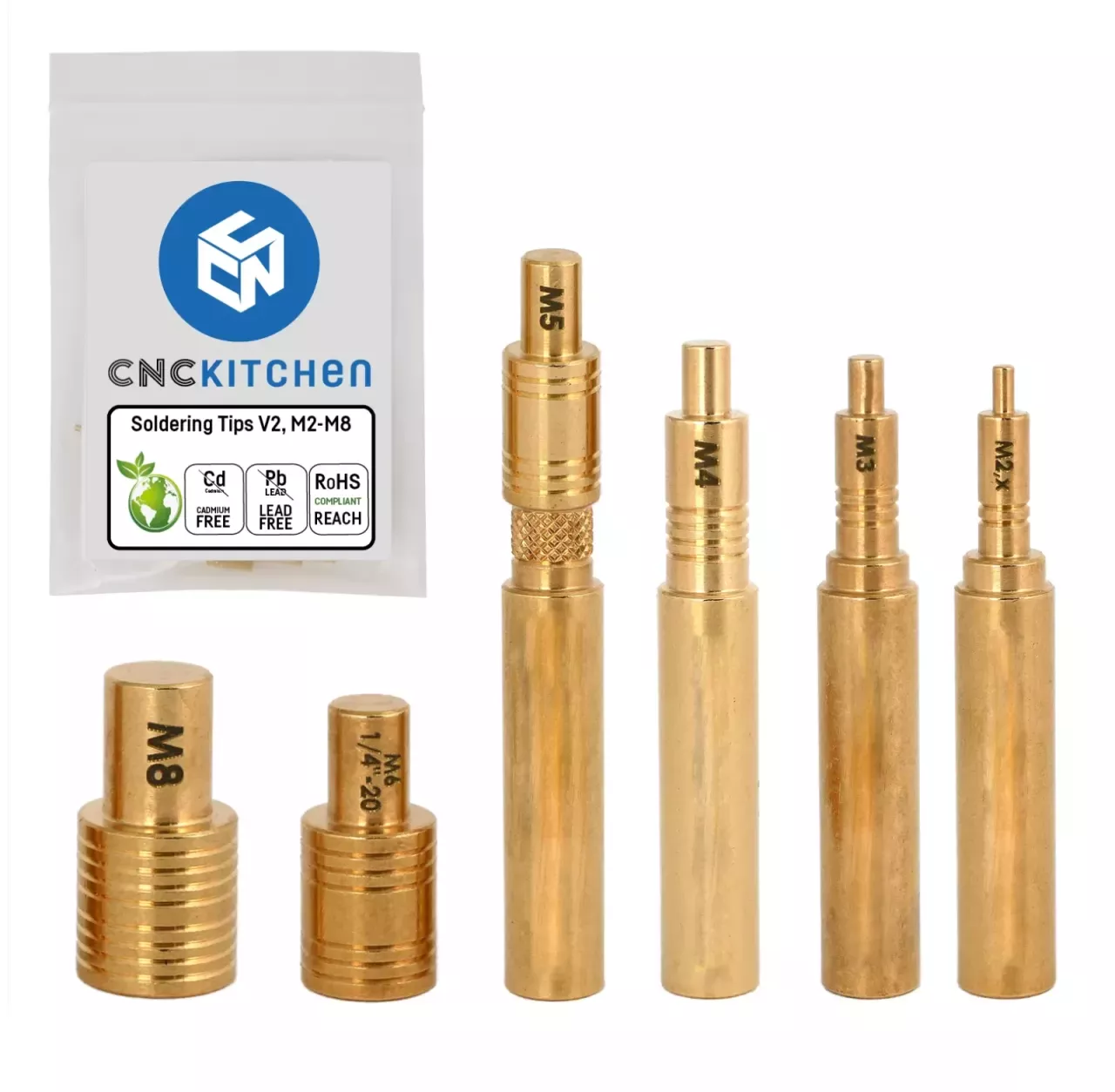CNC Kitchen Zestaw końcówek do lutownicy, product image from X3dshop
