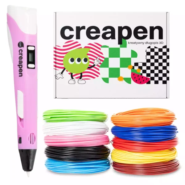 X3D Creapen Długopis do rysowania 3D Różowy