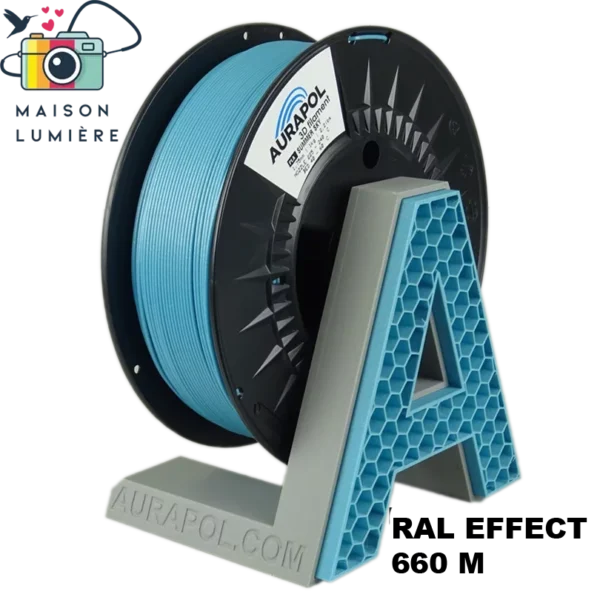 Aurapol PLA Summer Sky – filament w pastelowym błękicie RAL EFFECT 660M