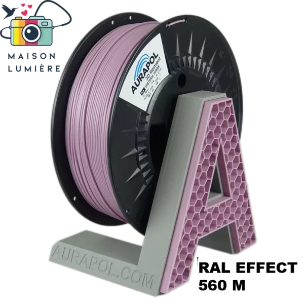 Aurapol PLA Wisteria Winds – lawendowy filament w designerskiej serii RAL EFFECT.