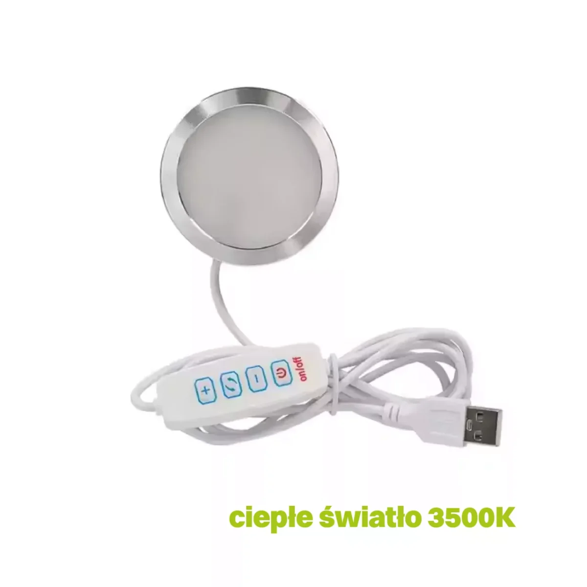 X3D Lampka LED Ciepły Biały