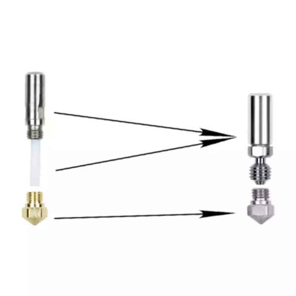 Micro Swiss Micro Swiss MK10 All Metal Hotend Kit .4mm - obrazek 2