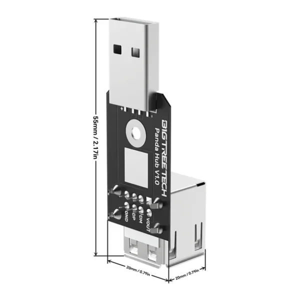BIQU Adapter Panda Hub Dual USB - obrazek 3