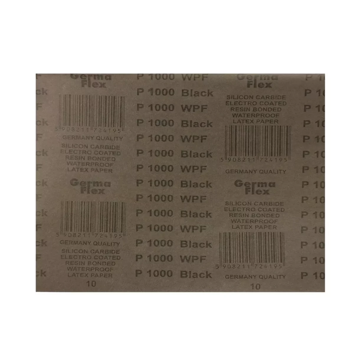 Inny (produkty bez marki) Zestaw papierów ściernych wodnych P1000 - 5 szt.