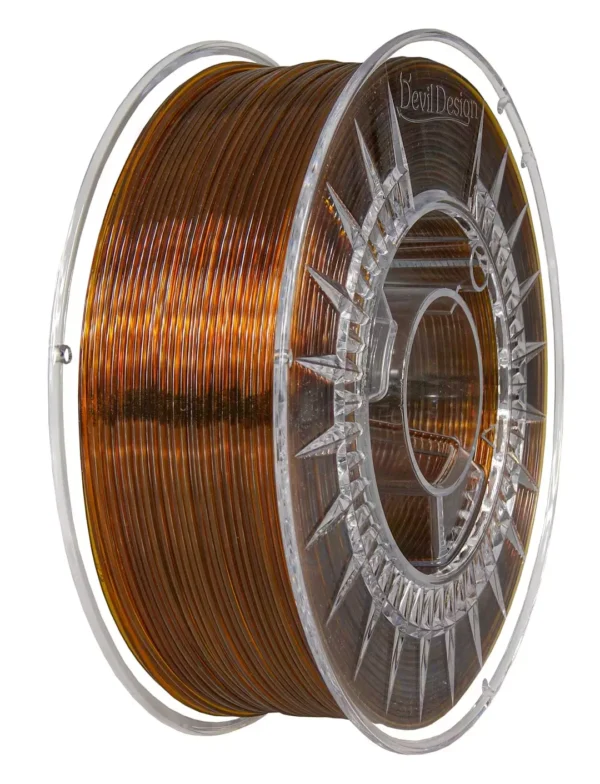 Devil Design Filament PETG Amber Transparent