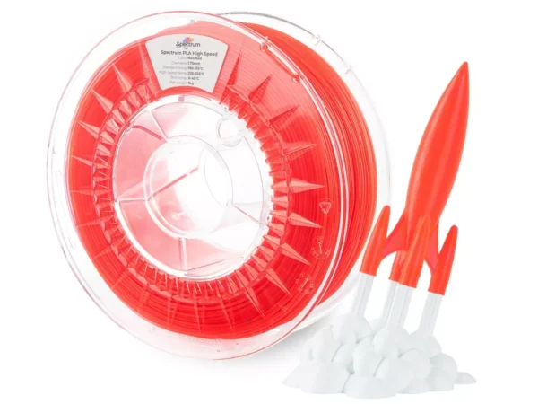 Spectrum Filament PLA High Speed Neo Red