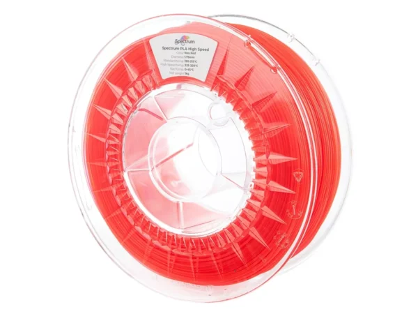 Spectrum Filament PLA High Speed Neo Red - obrazek 2