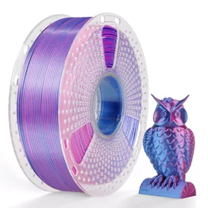 <span style="font-weight: 300;">Sunlu</span><br>Filament PLA+ Silk Dual-Color Black-Blue - Różowy