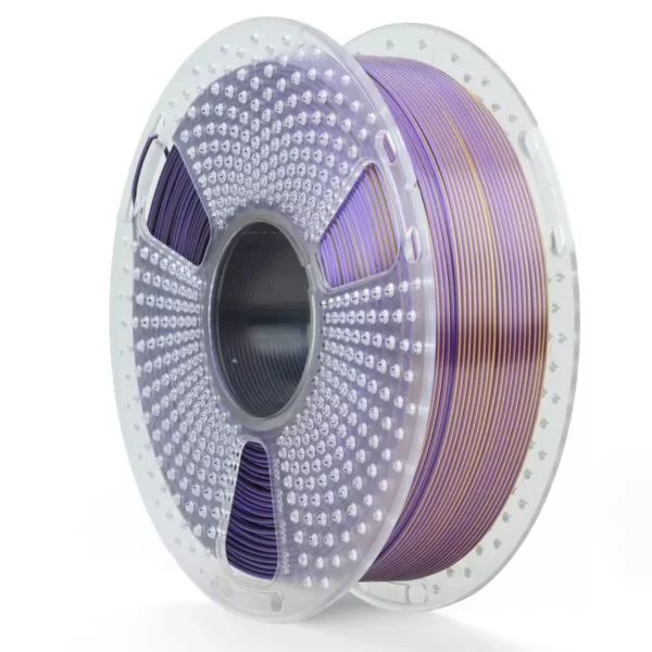 Sunlu Filament PLA+ Silk Tri-Color Black-Gold-Purple - obrazek 3
