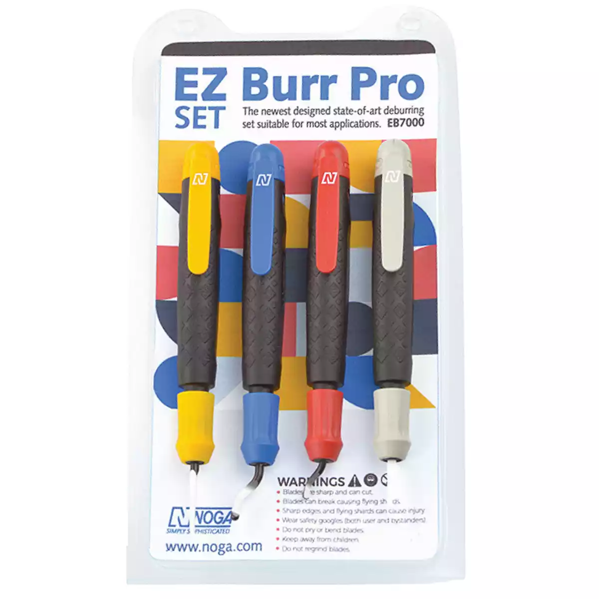 NOGA Zestaw Gratowników Noga EZ BURR PRO EB7000, product image from X3dshop