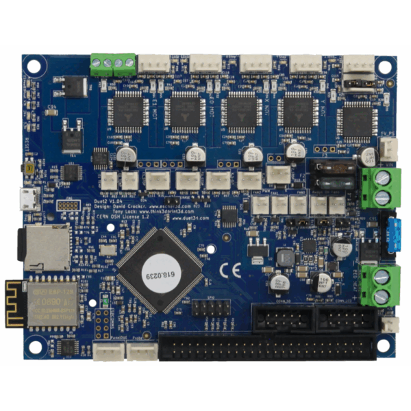 Płyta główna Duet 2 WiFi-EA v1.05 z anteną zewnętrzną – kontroler drukarki 3D z procesorem 32-bit i sterownikami TMC2660.