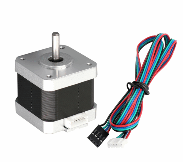 Silnik krokowy NEMA17 17HS4401 z przewodem 100 cm – do drukarek 3D, CNC i robotyki