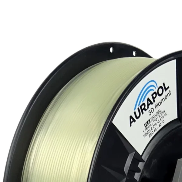 Aurapol PLA Natural – filament do druku 3D 1,75 mm, 1 kg, biodegradowalny i łatwy w druku
