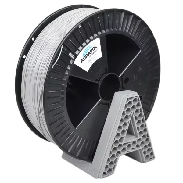 Aurapol PETG Szary – filament 3D w odcieniu szarym, trwały i łatwy w druku