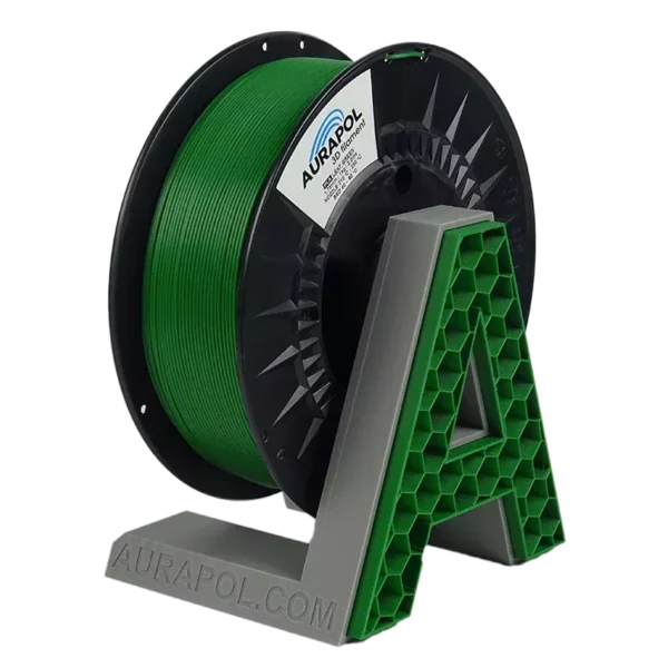 Aurapol PLA Filament 1.75 mm Zielony – filament do druku 3D, 1 kg
