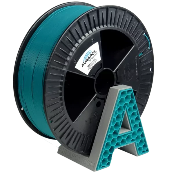 Aurapol PLA Machine Blue – filament PLA w kolorze RAL 5021 do druku 3D, 2,5 kg