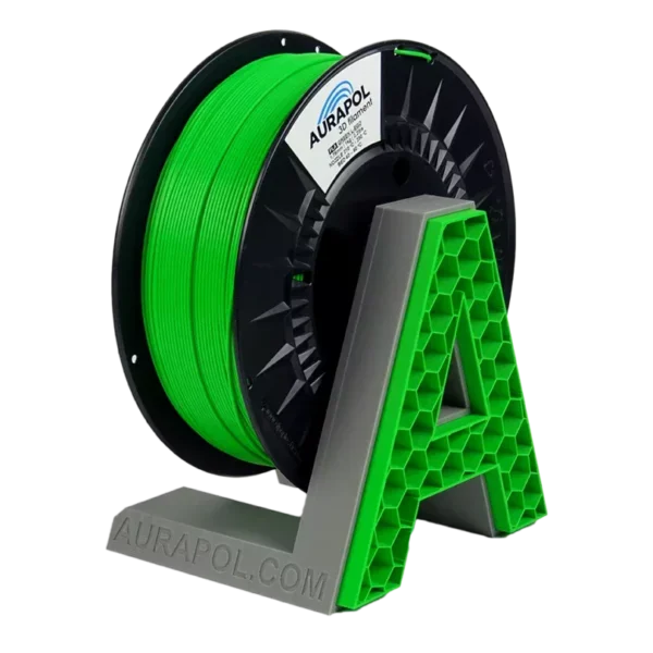 Aurapol PLA 1 kg jasny zielony – biodegradowalny filament do druku 3D, idealny do AMS