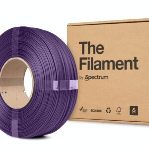 Ciemnofioletowy filament Spectrum PLA CF ReFill z włóknem węglowym – ekologiczny, na kartonowym rdzeniu