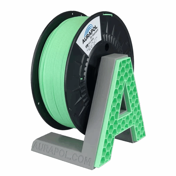 Aurapol PLA Mild Moss – pastelowy zielony filament w kolekcji PANTONE®.