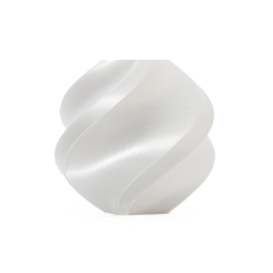 Filament Bambu Lab Silk+ White – połyskujący, wytrzymały materiał do druku 3D o doskonałym wykończeniu.