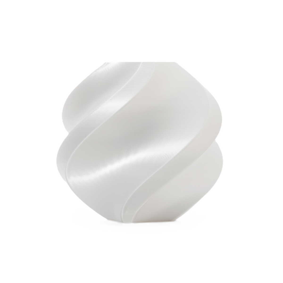 Filament Bambu Lab Silk+ White – połyskujący, wytrzymały materiał do druku 3D o doskonałym wykończeniu.