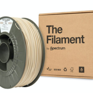 Spectrum PLA Wood Ash – filament z drewnianym efektem, idealny do dekoracji i modeli artystycznych.