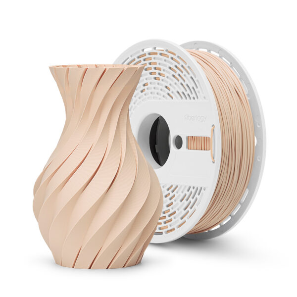 Filament Fiberlogy Matte PLA beżowy na szpuli, matowe wykończenie, zdjęcie produktowe