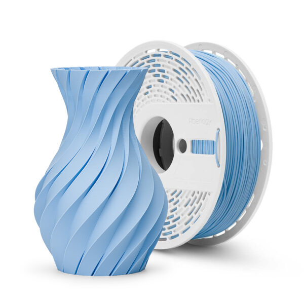 Filament Fiberlogy Matte PLA niebieski jasny, matowa powierzchnia, zdjęcie produktowe