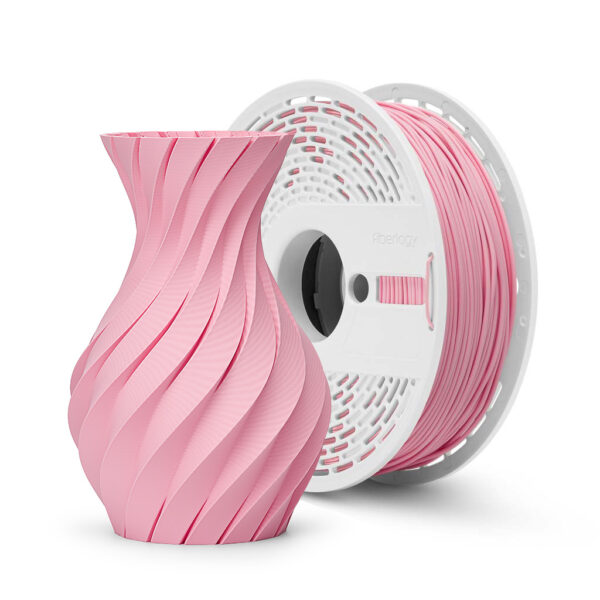 Filament Fiberlogy Matte PLA różowy jasny na szpuli, matowe wykończenie, zdjęcie produktowe