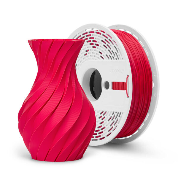 Filament Fiberlogy Matte PLA czerwony na szpuli, mat, zdjęcie produktu