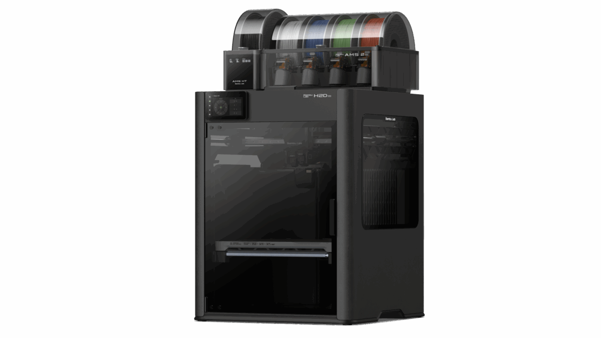 Drukarka 3D Bambu Lab H2D Pro z dwoma systemami AMS