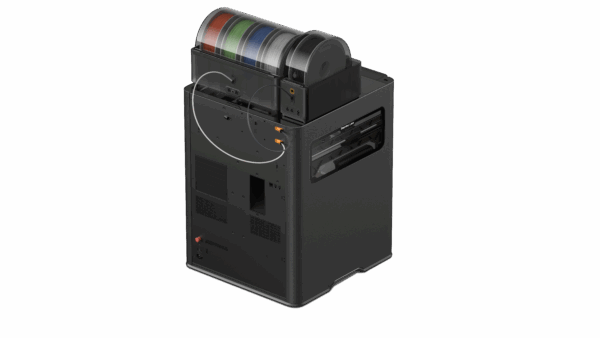 Drukarka 3D Bambu Lab H2D Pro z zamontowanymi systemami AMS i AMS HT