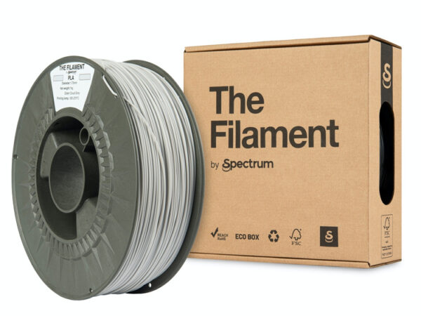 Filament THE FILAMENT PLA by Spectrum szary jasny, błyszcząca powierzchnia