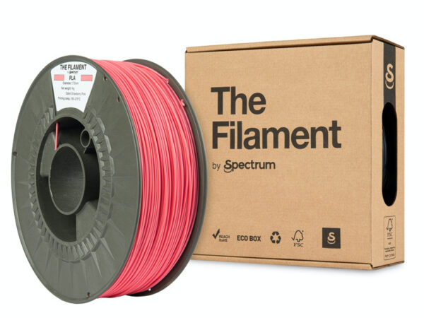 Filament THE FILAMENT PLA by Spectrum różowy na szpuli, połysk