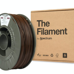 Filament THE FILAMENT PLA by Spectrum brązowy na szpuli, błyszczące wykończenie