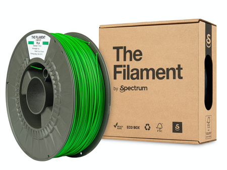 Filament THE FILAMENT PLA by Spectrum zielony na szpuli, połysk