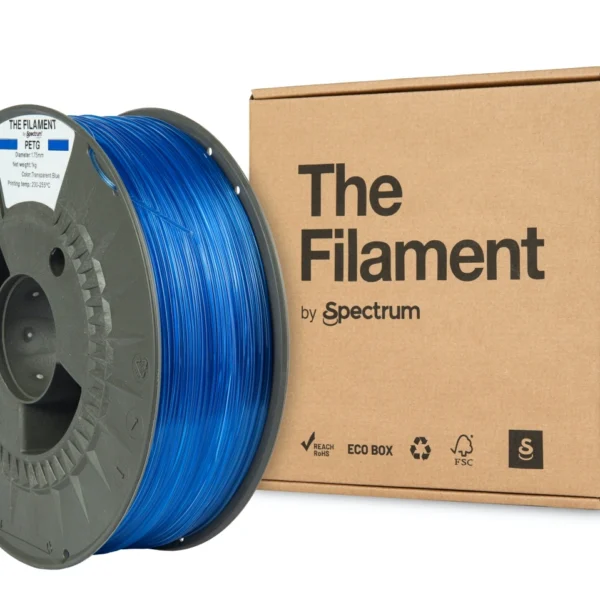 The Filament by Spectrum PETG - Transparent Blue
