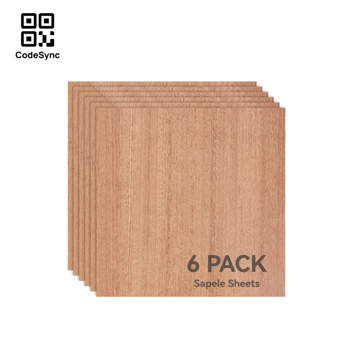 Zestaw 6 arkuszy sklejki Sapele Bambu Lab 3 mm